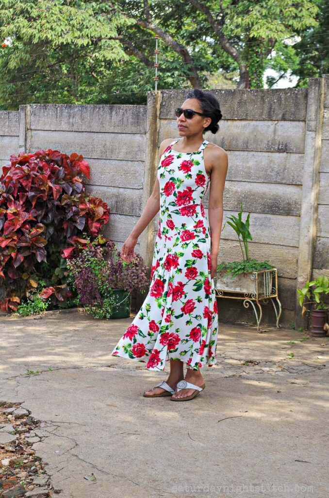 Burda 7/2015 #105 Sewing Pattern Review | Saturday Night Stitch - A sewing Blog - Best Burda Maxi Dress