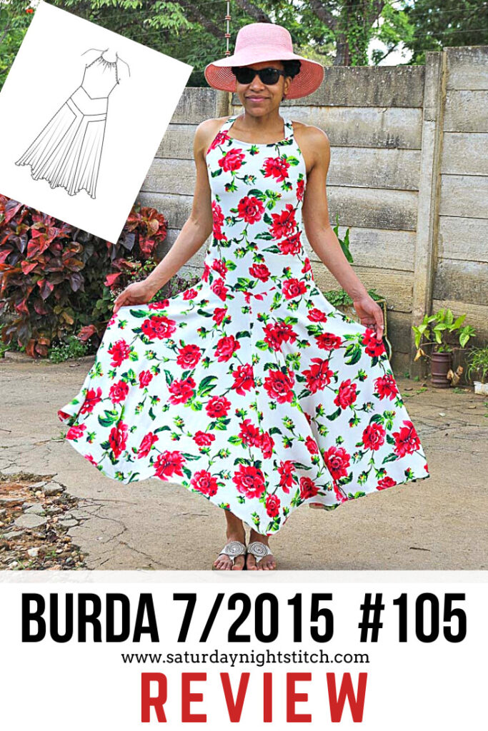 Burda 7/2015 #105 Sewing Pattern Review | Saturday Night Stitch - A sewing Blog