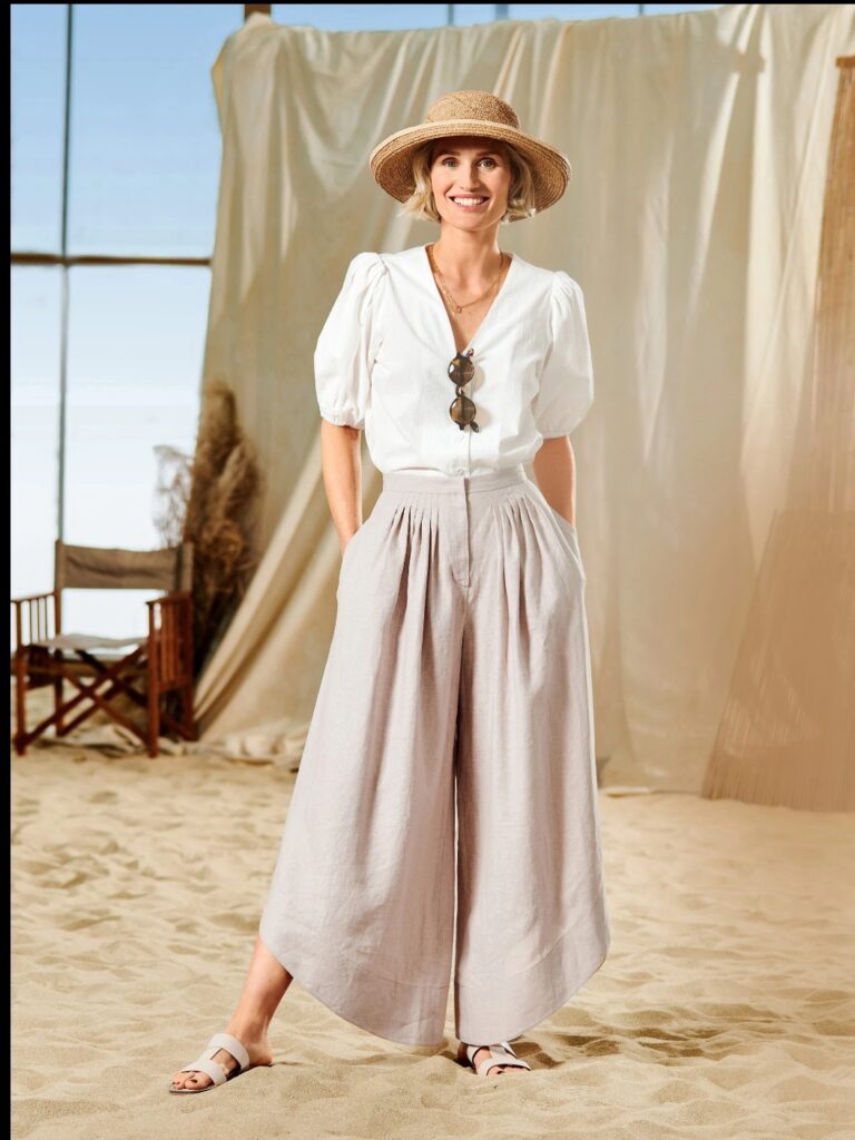 Cotton , Linen Trousers 106, Burda Style 07/21 July 2021