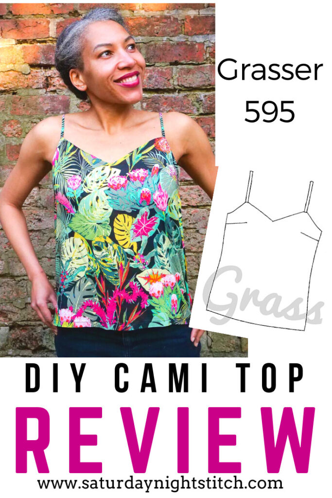 Grasser No. 595 Sewing Pattern Review | DIY Cami Top | saturday night stitch - a sewing blog
