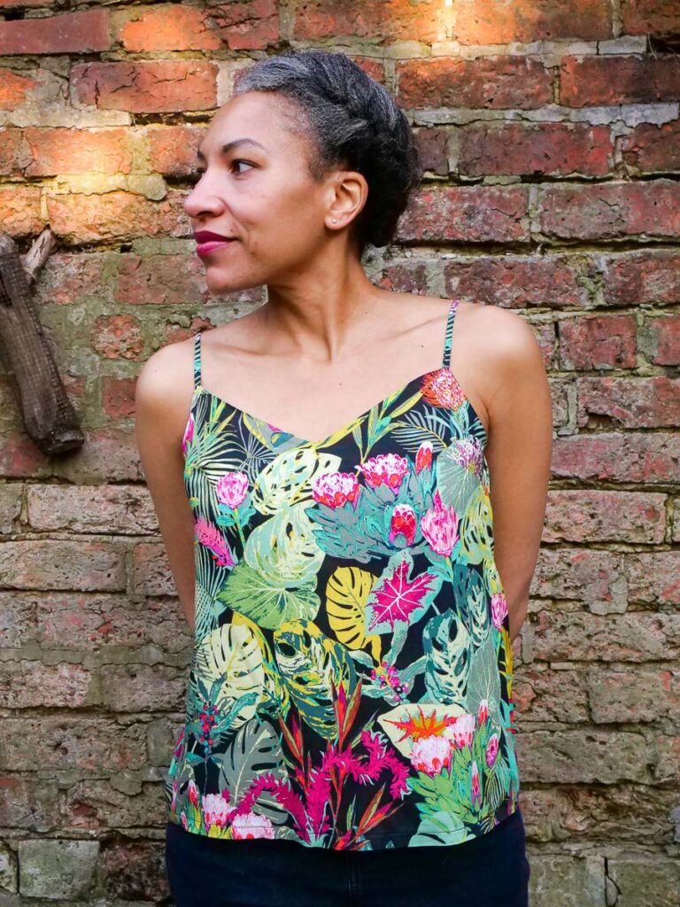 Grasser No. 595 Sewing Pattern Review | DIY Cami Sewing Project | Saturday Night Stitch - a sewing blog - front view