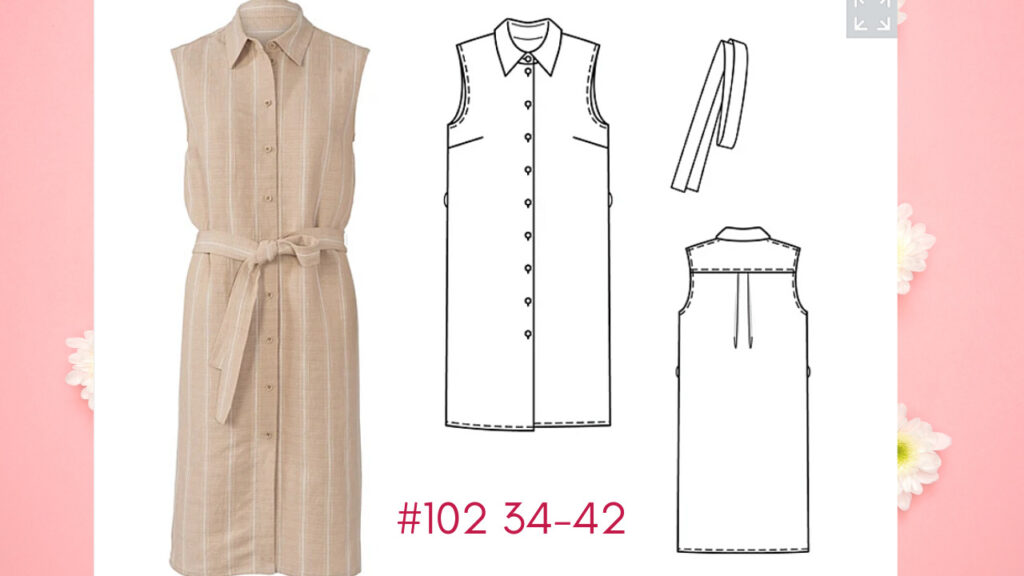 Burda 7/2021 #102 | Burdastyle Line Drawings Preview | Saturday Night STitch - a sewing blog