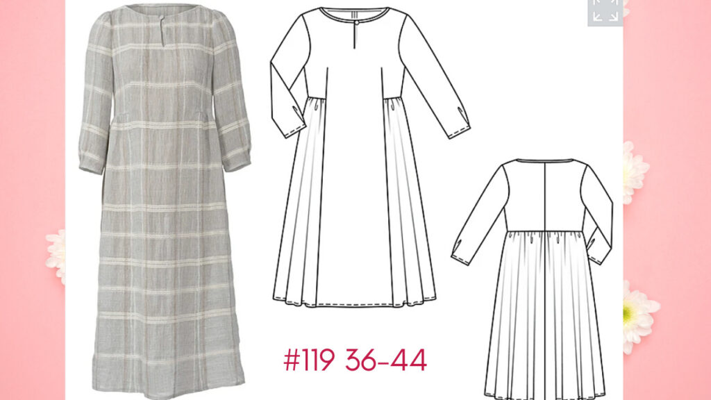 Burda 7/2021 #119 | Burdastyle Line Drawings Preview | Saturday Night STitch - a sewing blog