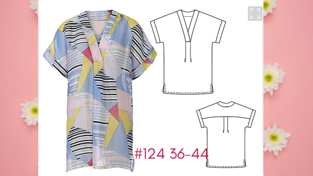 Burda 7/2021 #124 | Burdastyle Line Drawings Preview | Saturday Night STitch - a sewing blog