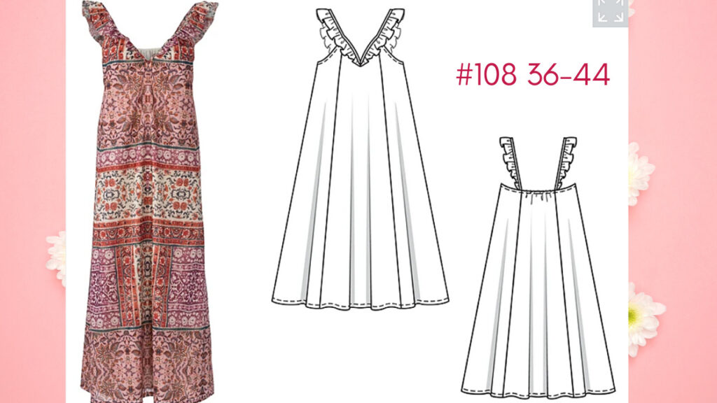 Burda 7/2021 #108 | Burdastyle Line Drawings Preview | Saturday Night STitch - a sewing blog