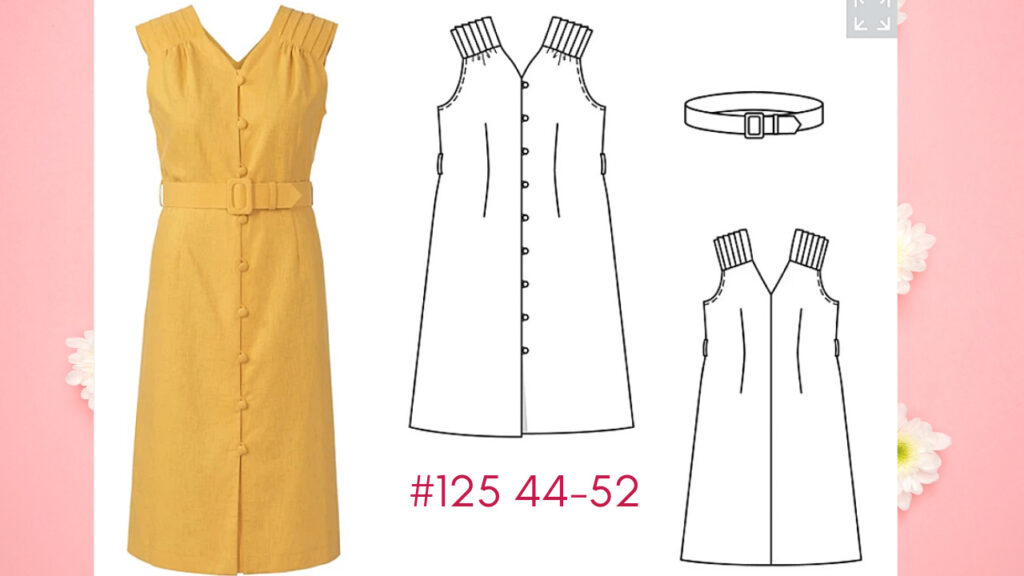 Burda 7/2021 #125 | Burda Plus Size Line Drawings Preview | Saturday Night STitch - a sewing blog