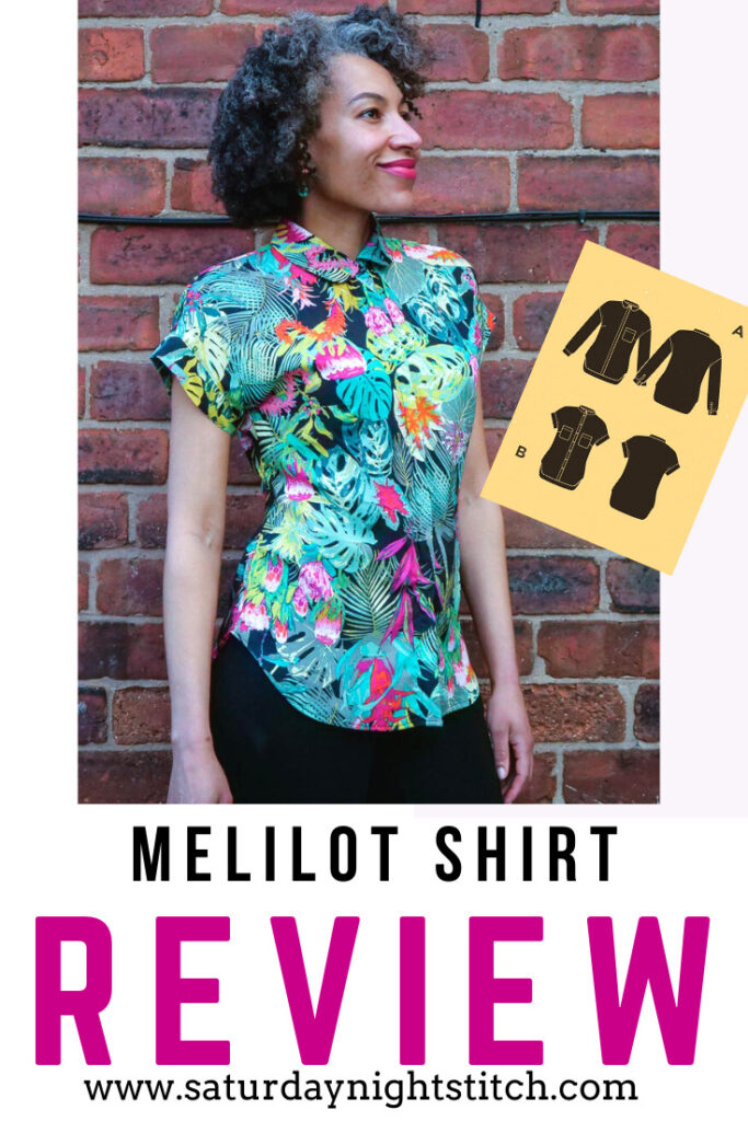 Deer and Doe Sewing Pattern Melilot Shirt Sewing Pattern Review - Saturday Night Stitch - a sewing blog