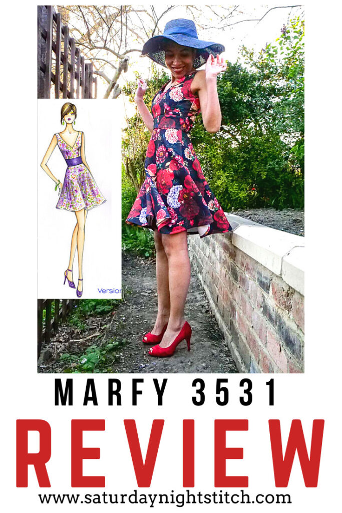 Marfy 3531 PDF Sewing Pattern Review - saturday night stitch - a sewing blog