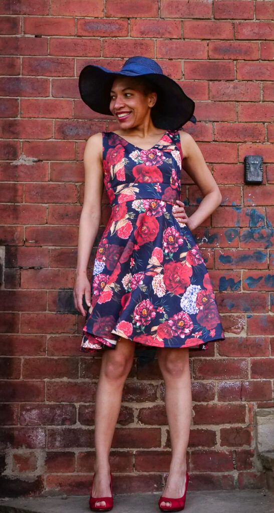 Marfy 3531 PDF Sewing Pattern Review - saturday night stitch - a sewing blog - a perfect fit and flare dress.