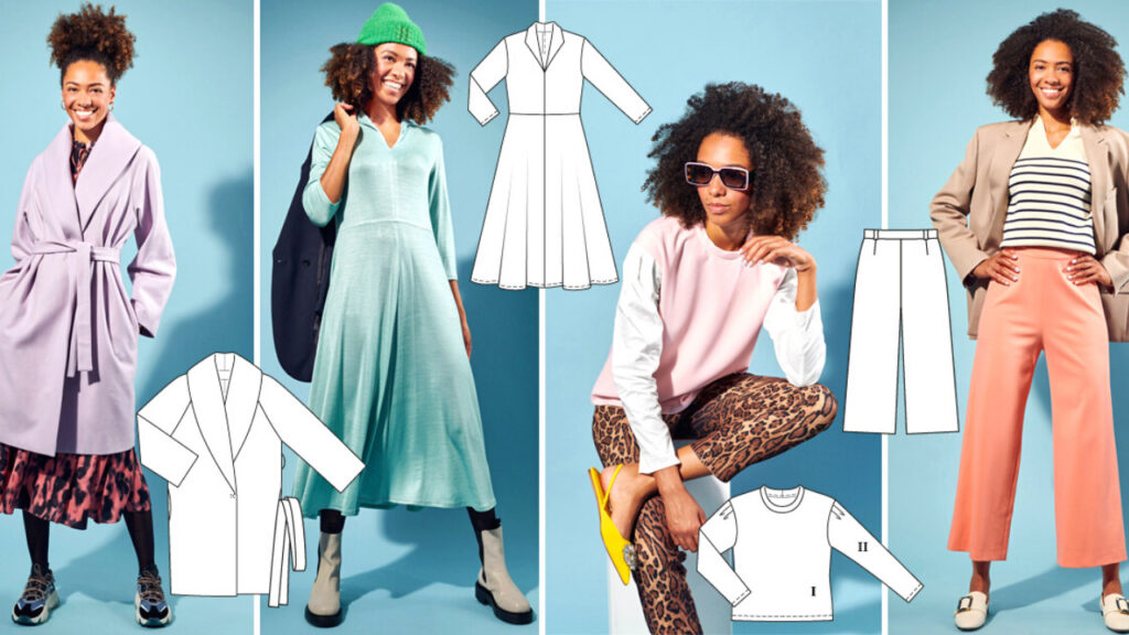 Burda 11/2021 Line Drawings Preview - Chic winter style - saturday night stitch - a sewing blog