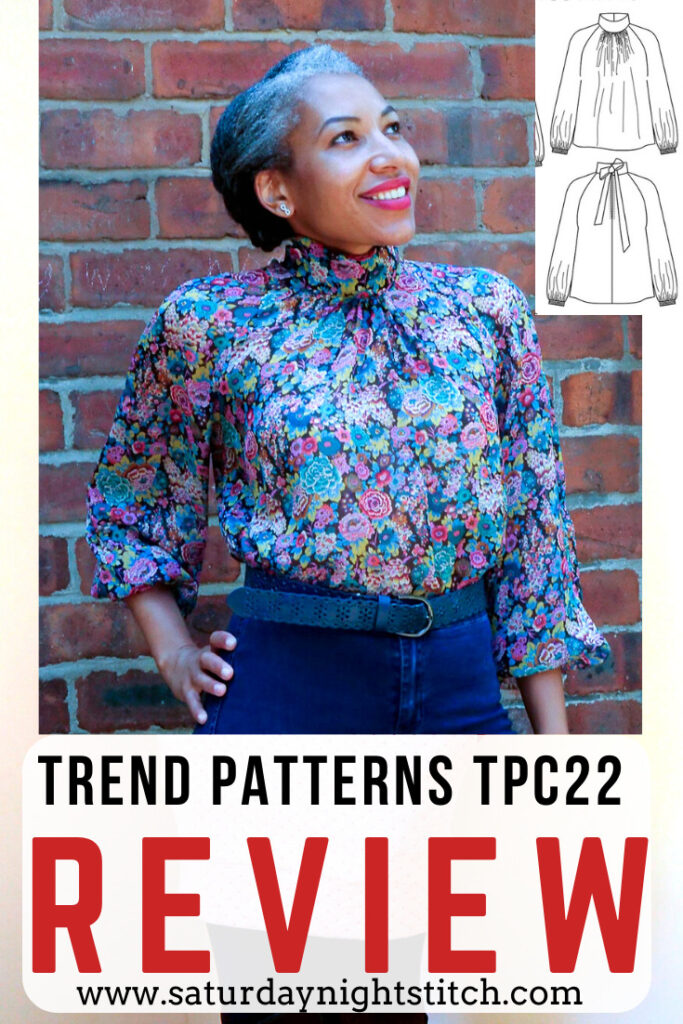 Trend Patterns Raglan Dress TPC22 Sewing Pattern Review - saturday night stitch - a sewing blog