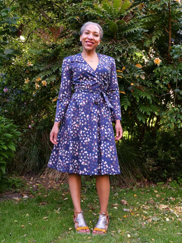 Vogue 1549 DVF Wrap Dress Pattern Review - saturday night stitch