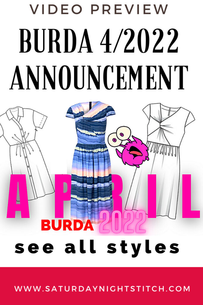 Burda 4/2022 Line Drawings