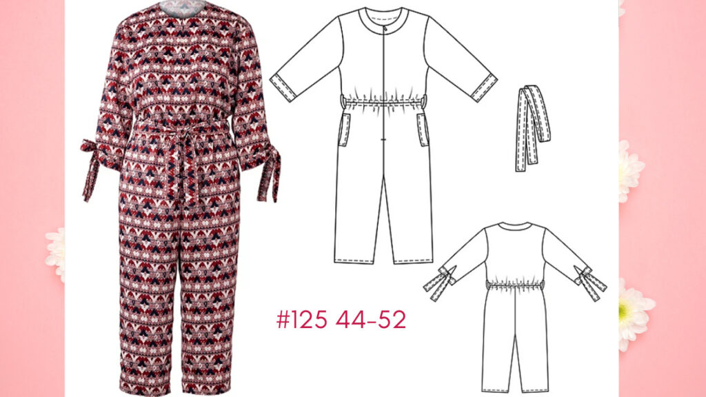 Burda 6/2022 #125 Burda Plus Size sewing pattern