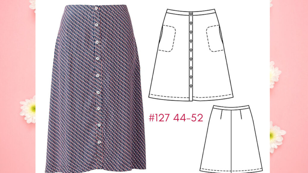 Burda 6/2022 #127 Burda Plus Size sewing pattern