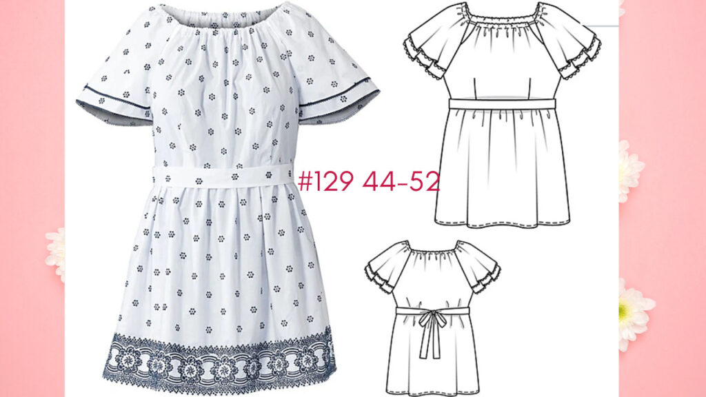 Burda 6/2022 #129 | Burda Plus Size sewing pattern Top