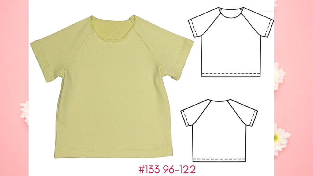 Burda 6/2022 #133 | Boys T shirt Sewing Pattern