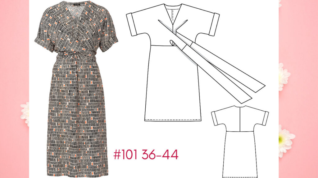 Burda 2/2021 #101 Sewing Pattern Review - Line Drawing