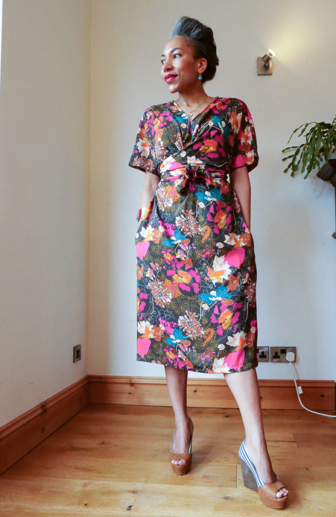 Burda 2/2021 #101 Sewing Pattern Review - Classy wrap dress sewing pattern.