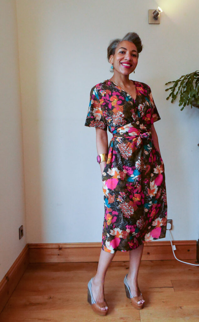 Burda 2/2021 #101 Sewing Pattern Review - AGF Rayon is very comfortable to wear.
