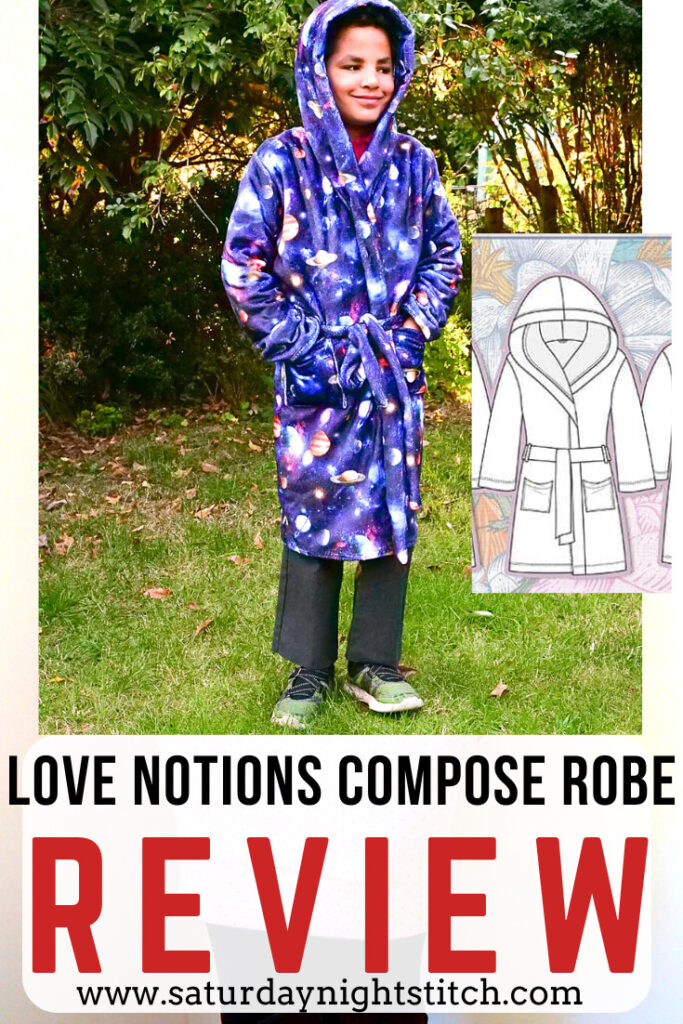 Love Notion Kids Compose Robe Sewing Pattern Review