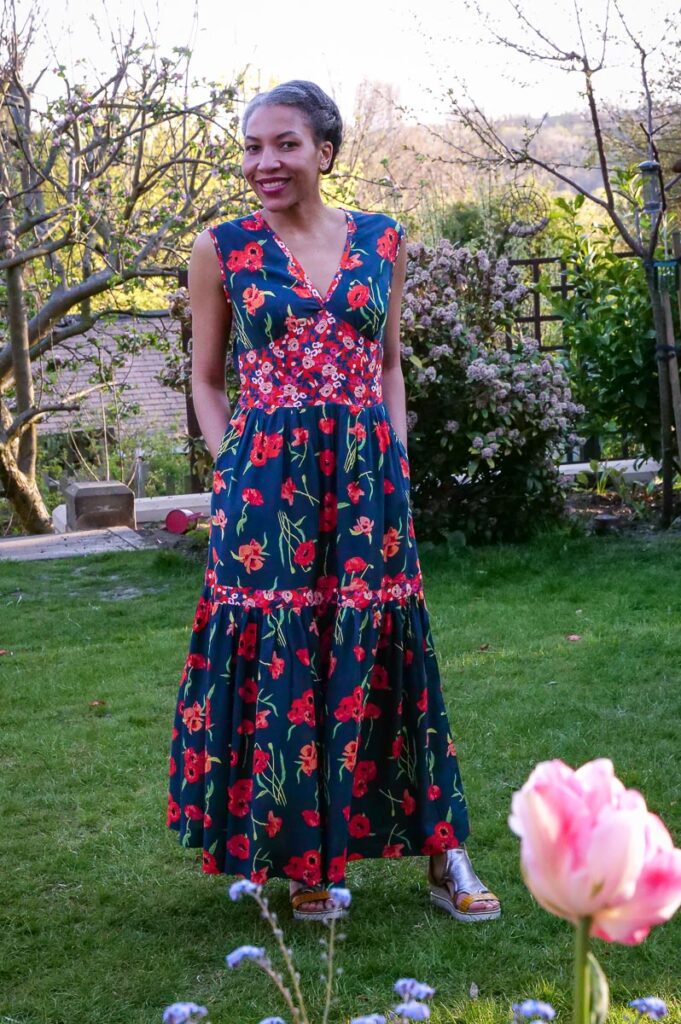 Kate & Rose Giselle Maxi Dress Sewing Pattern Review - Saturday Night Stitch.