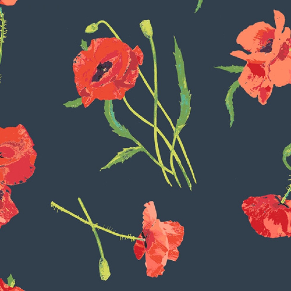 Art Gallery Fabrics Poppies