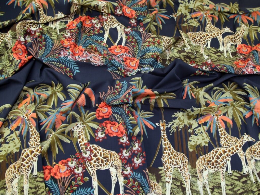 Lady McElroy Serengeti Plains Cotton Lawn Fabric