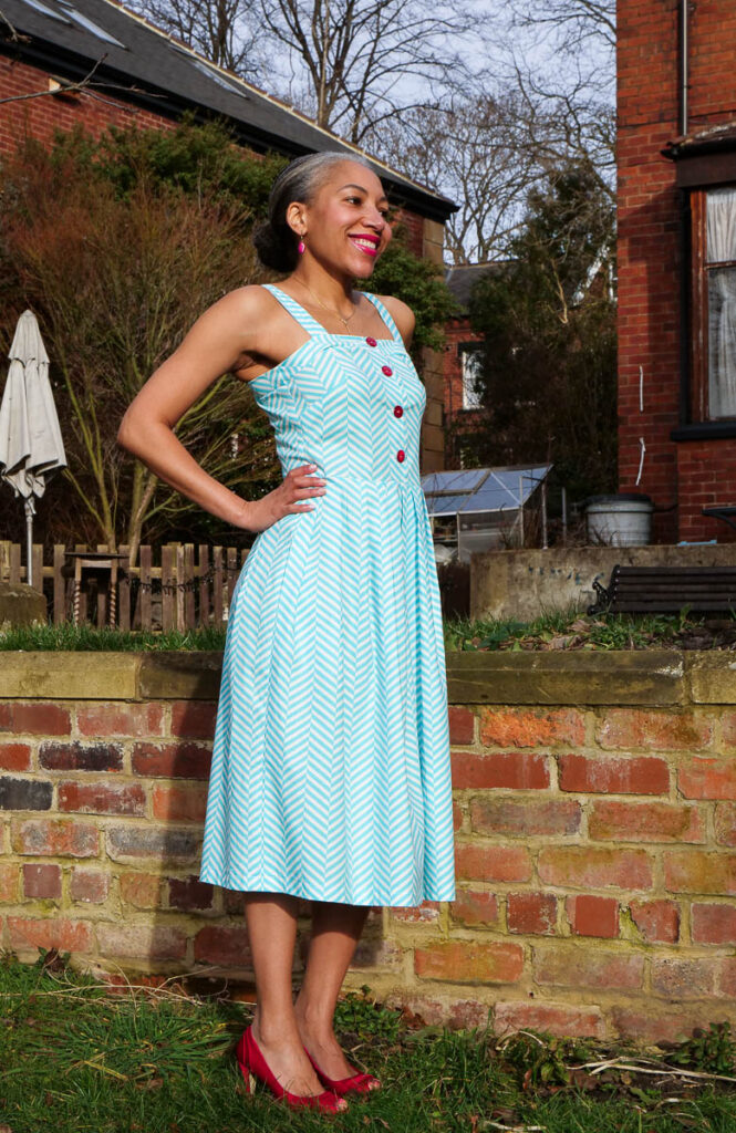The Avid Seamstress The Sun Dress Sewing Pattern Review - Side view