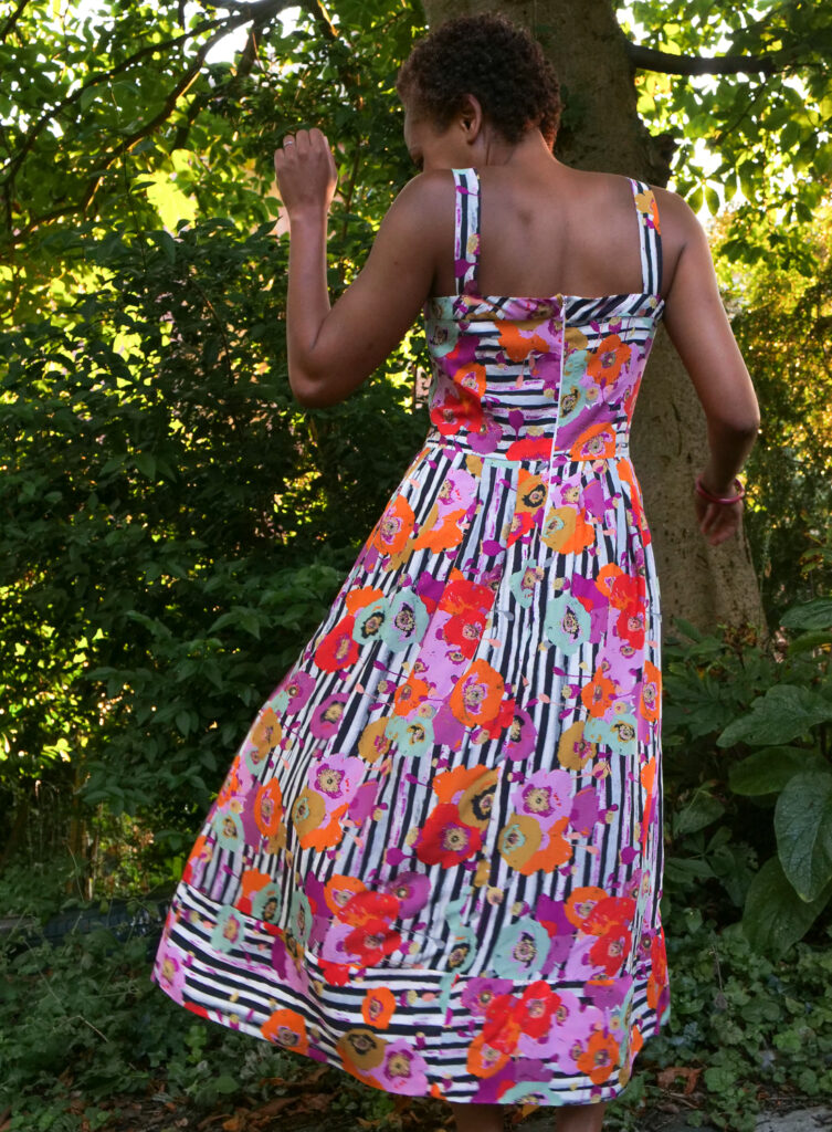 The Avid Seamstress The Sun Dress Sewing Pattern Review - AGF Rayon Fabric - Paparounes
