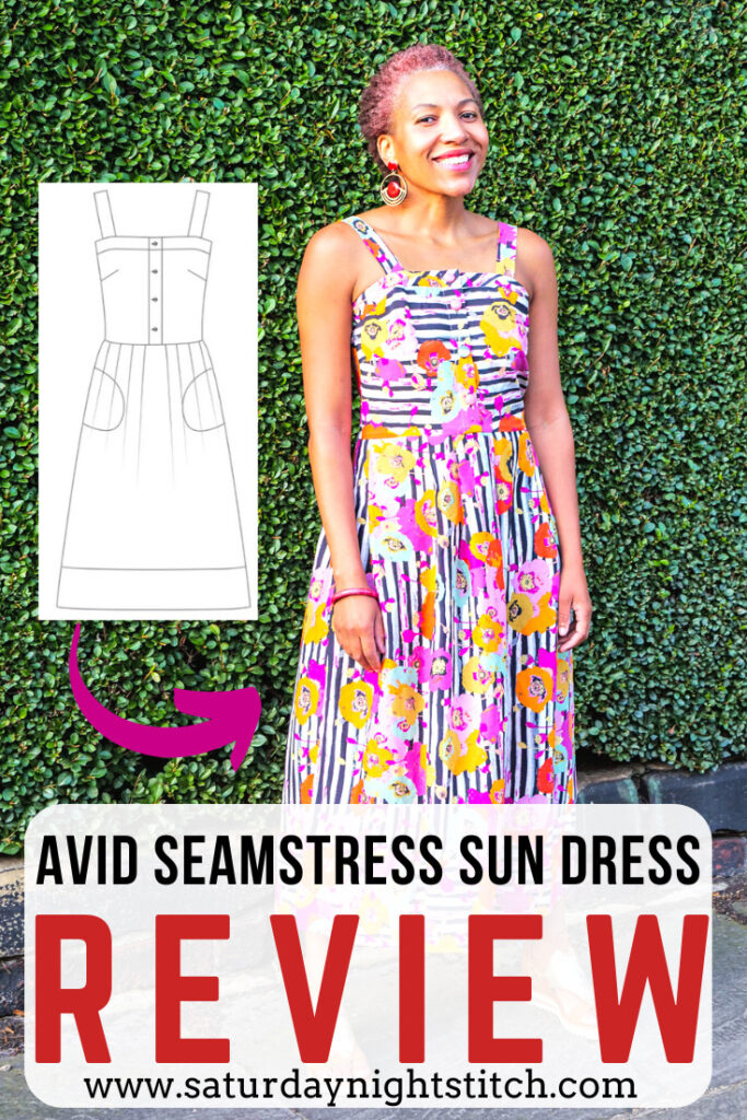 The Avid Seamstress The Sun Dress Sewing Pattern Review