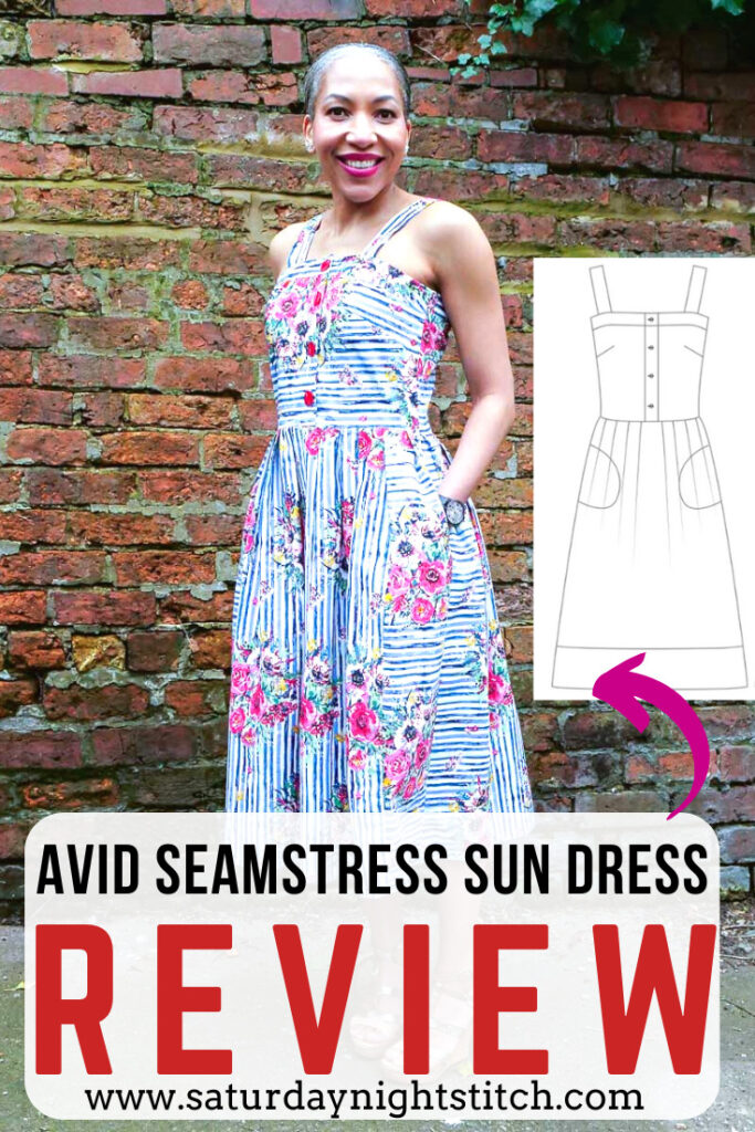 The Avid Seamstress The Sun Dress Sewing Pattern Review
