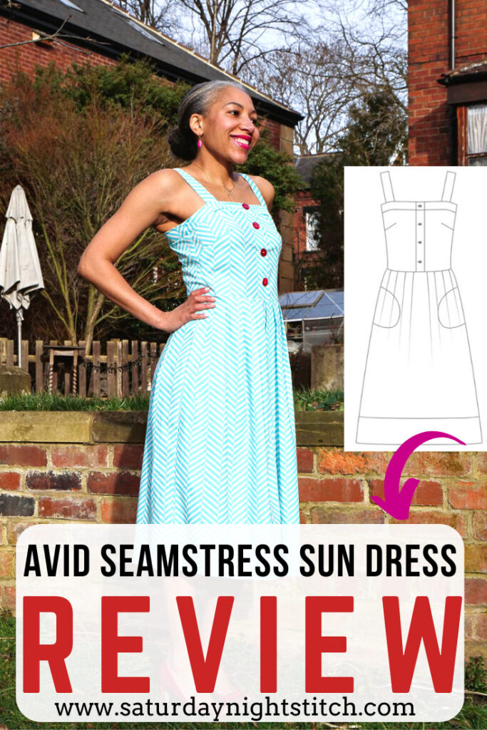 The Avid Seamstress The Sun Dress Sewing Pattern Review
